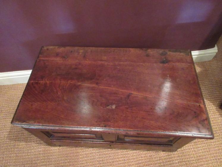 Small George II Period Oak Coffer Bach - Image 2