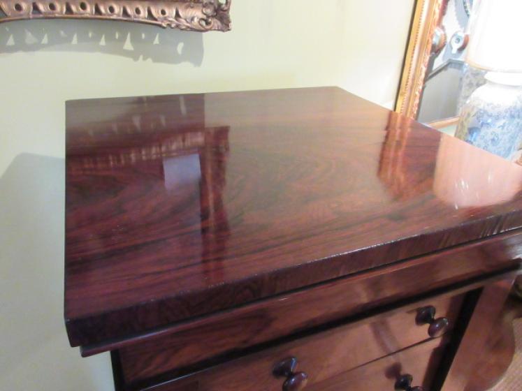 Superb William IV Period Rosewood Wellington Chest - Image 2