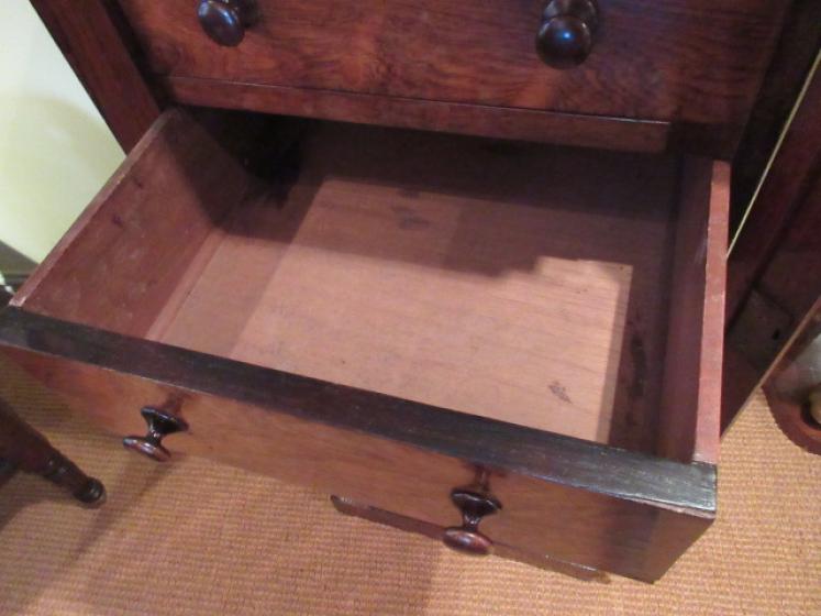 Superb William IV Period Rosewood Wellington Chest - Image 4