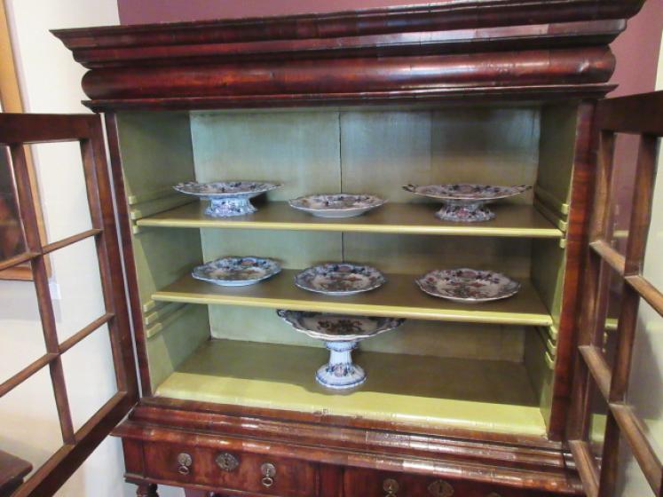 Fine William & Mary Period Walnut Cabinet on Stand - Image 5