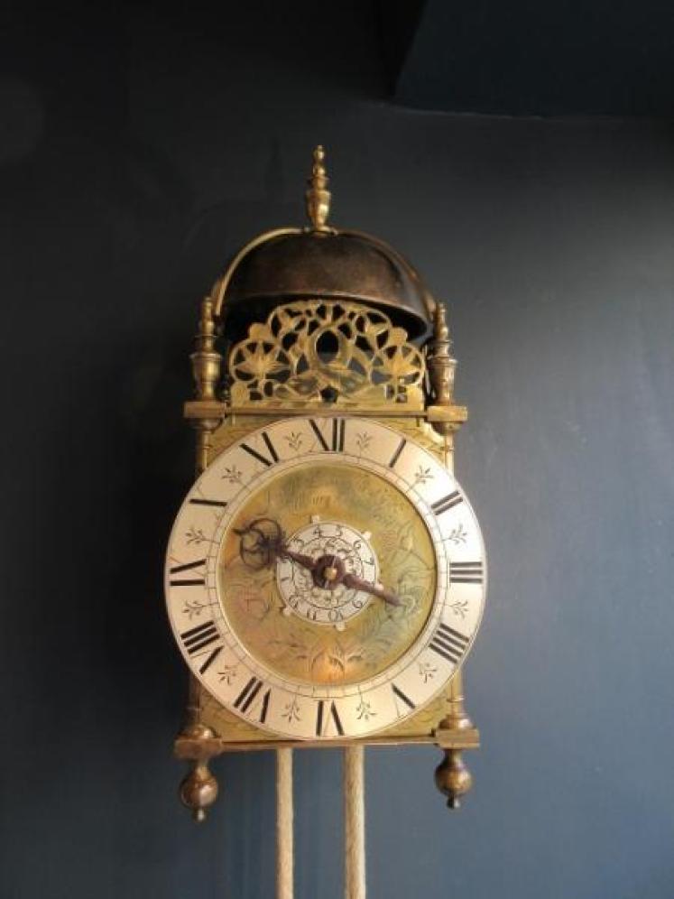 Rare Late 17th Century Period London Lantern Clock - Image 4