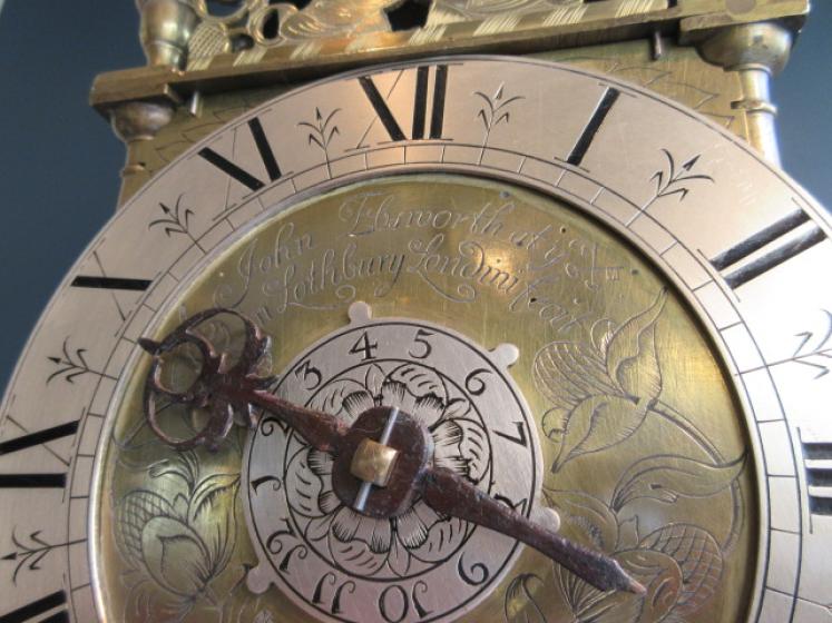Rare Late 17th Century Period London Lantern Clock - Image 5