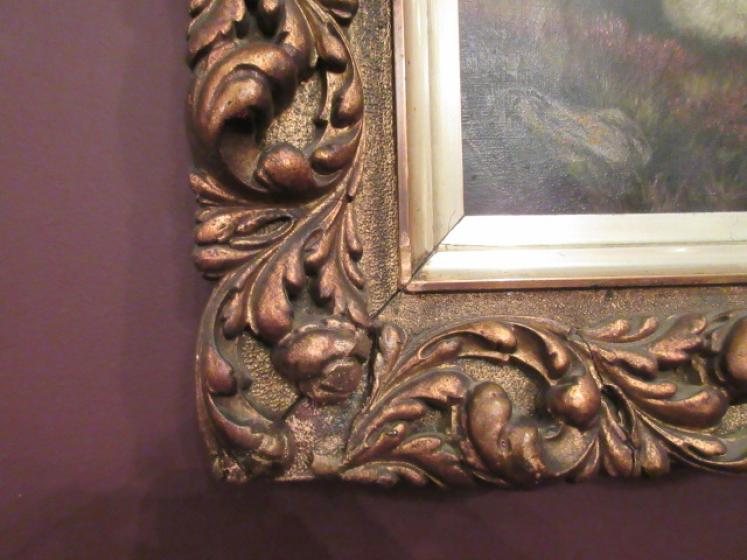 Mid Victorian Oil on Canvas of Sheep in Landscape - Image 5
