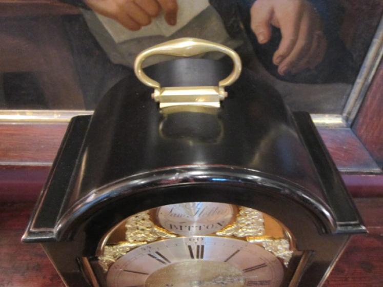 Fine George III Period Ebonised Bracket Clock - Image 2