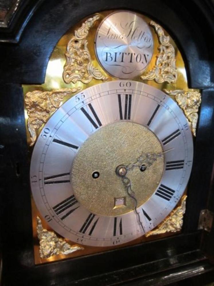 Fine George III Period Ebonised Bracket Clock - Image 3