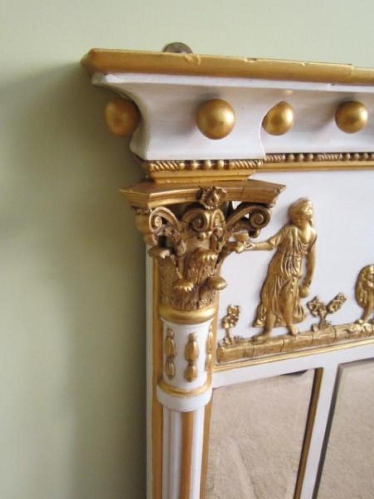 Fine George III Timber & Plaster Gilt Overmantle Mirror - Image 2