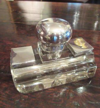 Superb George V Period Silver Pen & Inkstand