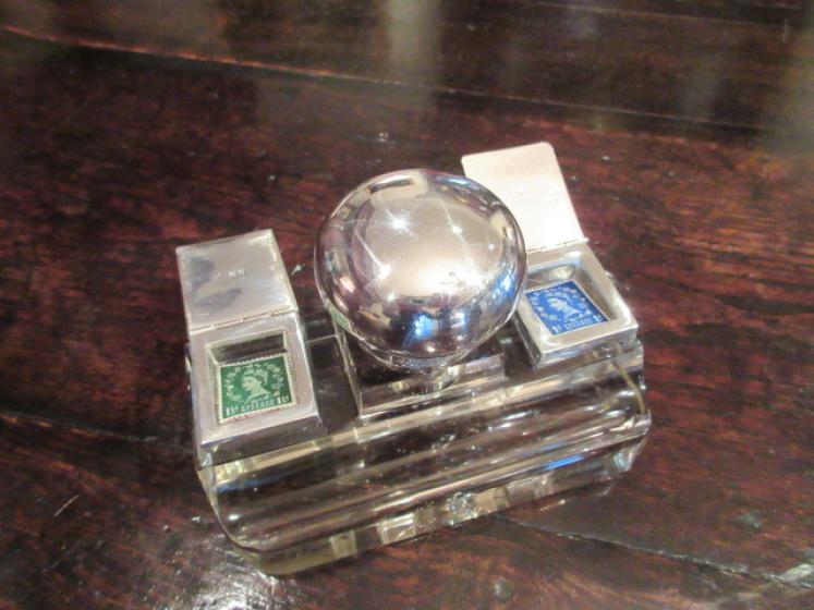 Superb George V Period Silver Pen & Inkstand - Image 4