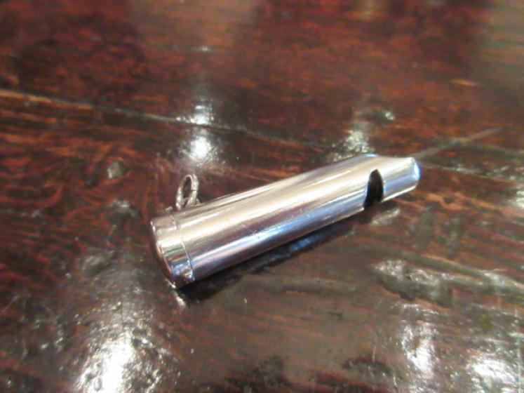 Edwardian Period Silver Novelty Whistle/Vesta Case - Image 1