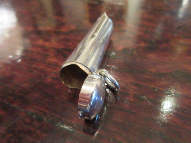 Edwardian Period Silver Novelty Whistle/Vesta Case - Image 3