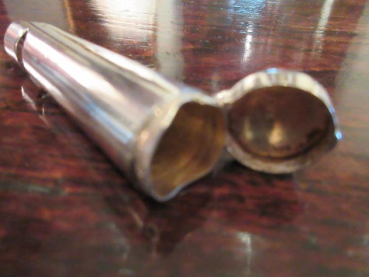 Edwardian Period Silver Novelty Whistle/Vesta Case - Image 4