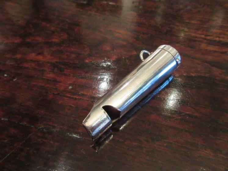 Edwardian Period Silver Novelty Whistle/Vesta Case - Image 5