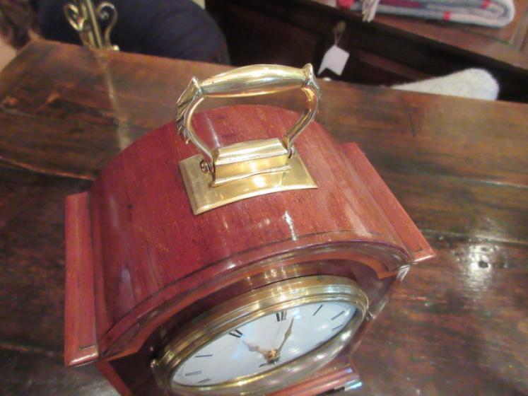 19th Century Sheraton Inlaid Bracket Style Mantel Clock - Image 3