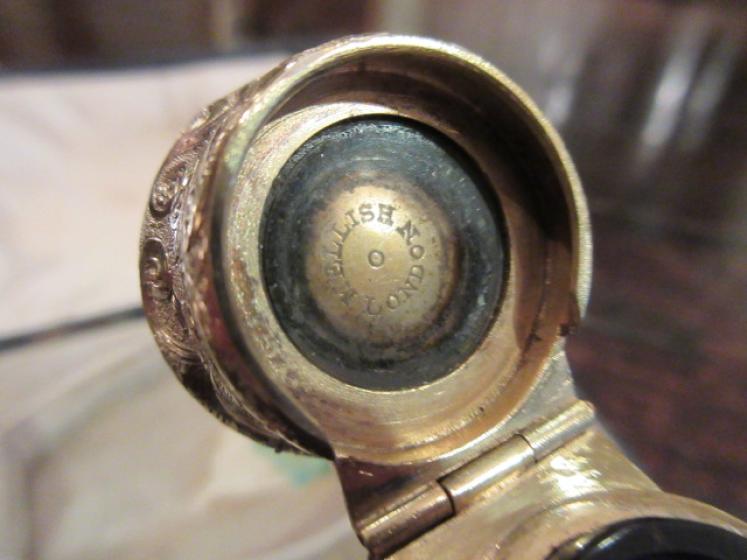 Superb Early Victorian Bristol Blue Cased Scent - Image 4