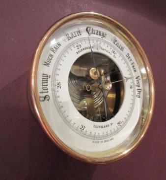 Top Quality Victorian Skeletonised Marine Barometer