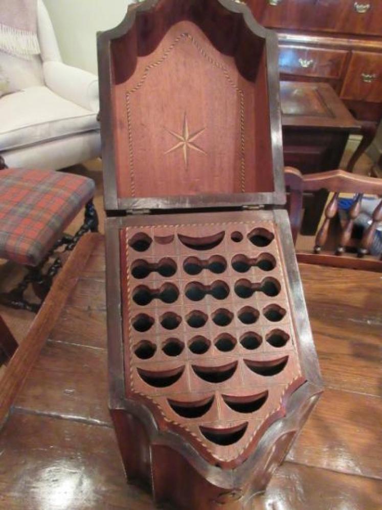 Superb George III Period Inlaid Knife Box - Image 2