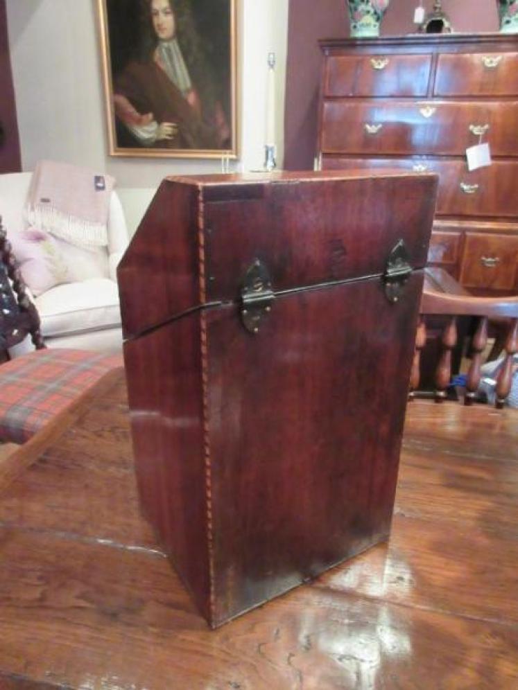 Superb George III Period Inlaid Knife Box - Image 5