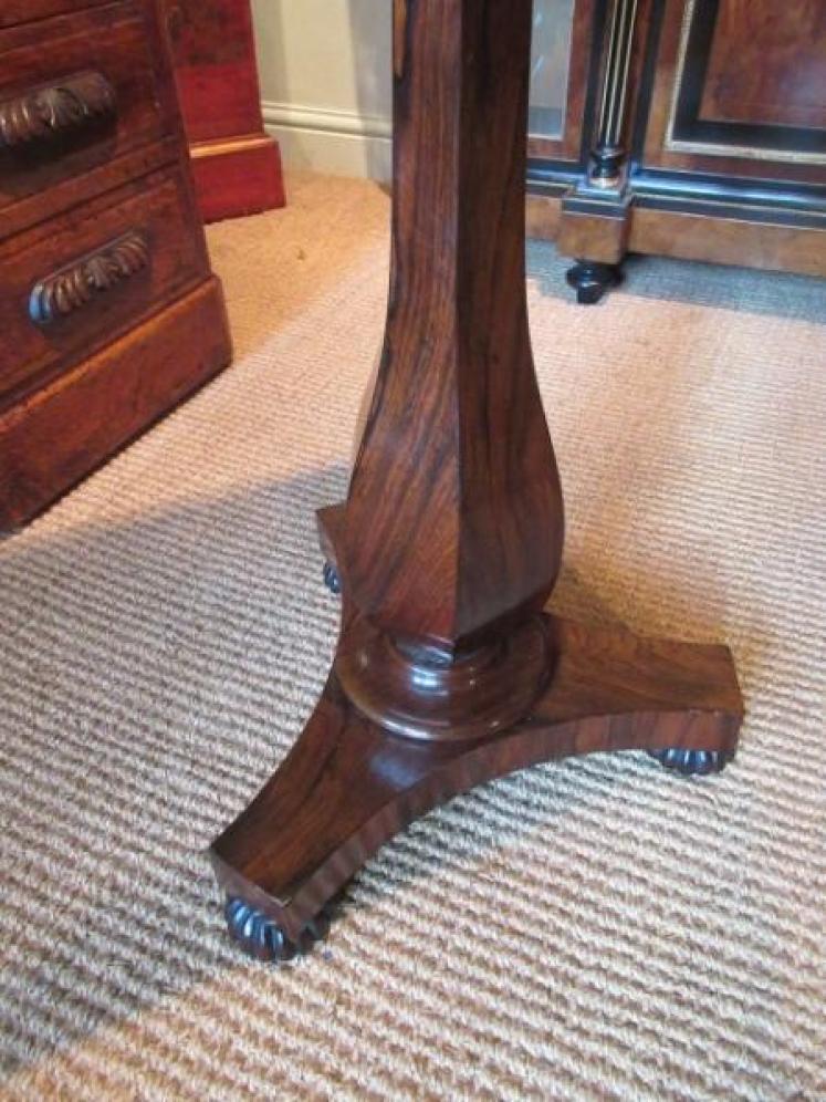 Regency Period Rosewood & Marble Specimen Table - Image 3
