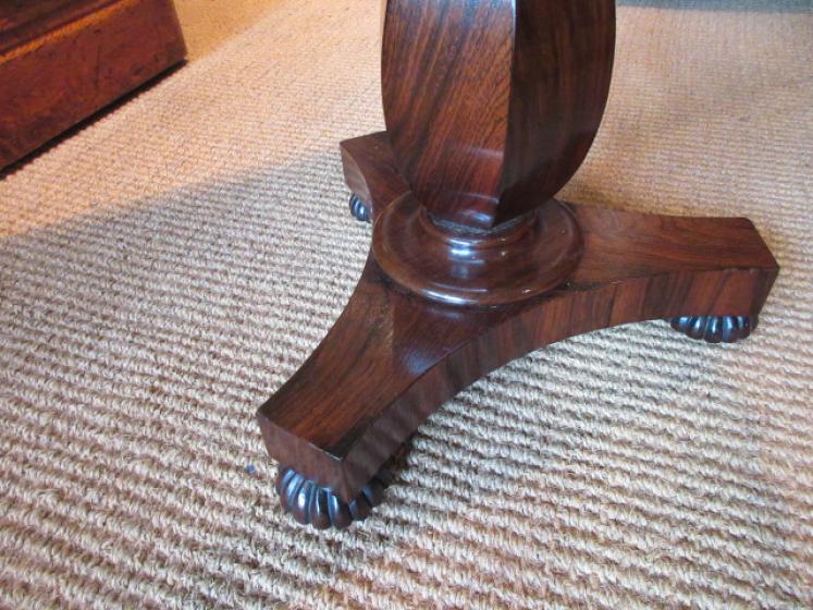 Regency Period Rosewood & Marble Specimen Table - Image 5