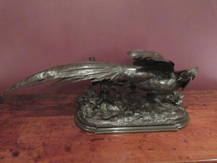Superb 19th Century Bronze 'Golden Pheasant' - Image 1