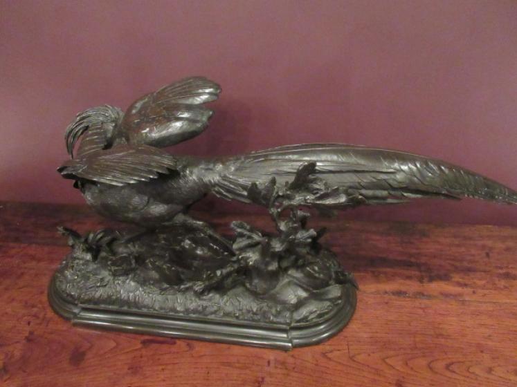 Superb 19th Century Bronze 'Golden Pheasant' - Image 2