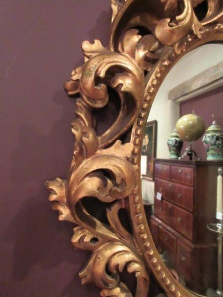 Superb 19th Century Timber Gilt Rococo Mirror - Image 3