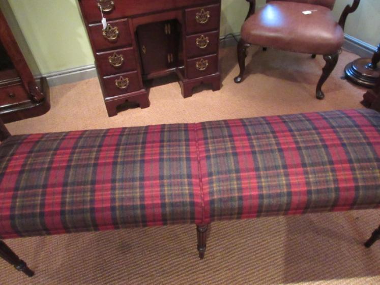 Regency Period Mahogany Framed Double Window Seat - Image 4