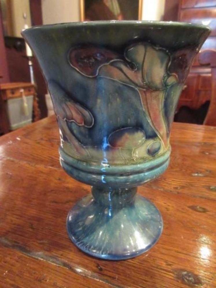 Superb Pair of Moorcroft Claremont Liberty's Vases - Image 5