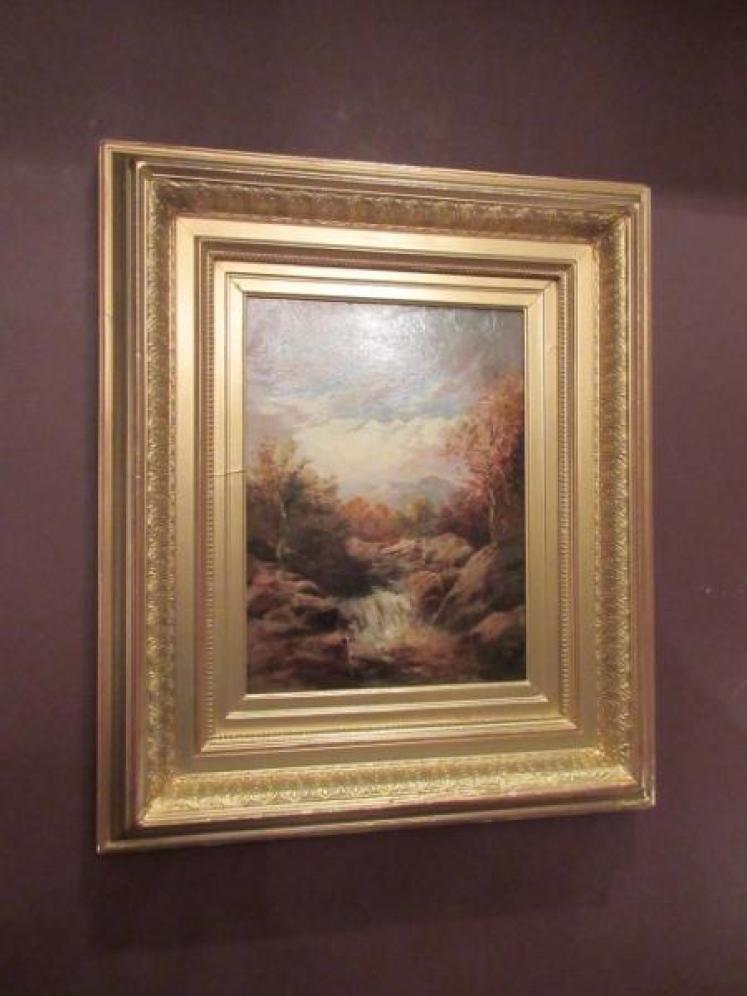 Fine 19th Century William Mellor Oil on Canvas  - Image 1