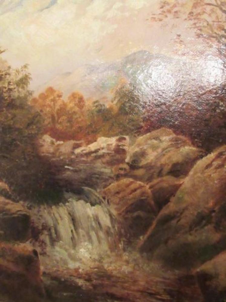 Fine 19th Century William Mellor Oil on Canvas  - Image 4