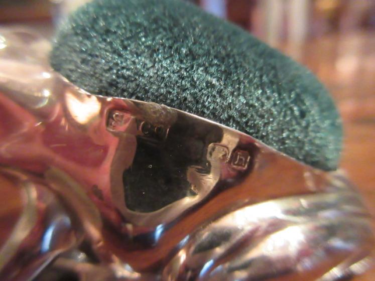 Edwardian Sampson & Morden Silver Frog Pin Cushion - Image 3