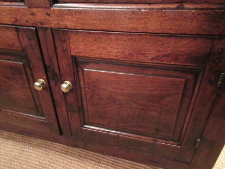 Superb George I Period Oak Two Drawer Dresser - Image 5