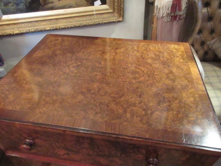 Top Quality Mid Victorian Burr Walnut Tallboy - Image 2