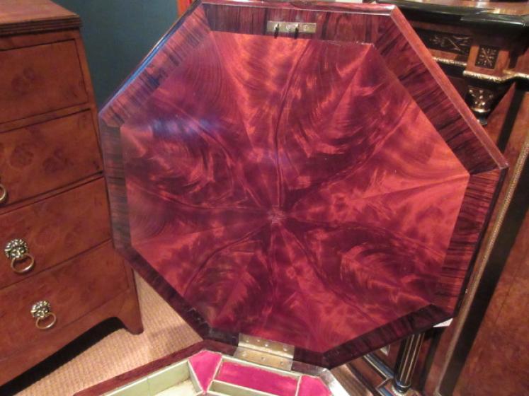 Stunning William IV Period Rosewood Work Table - Image 3