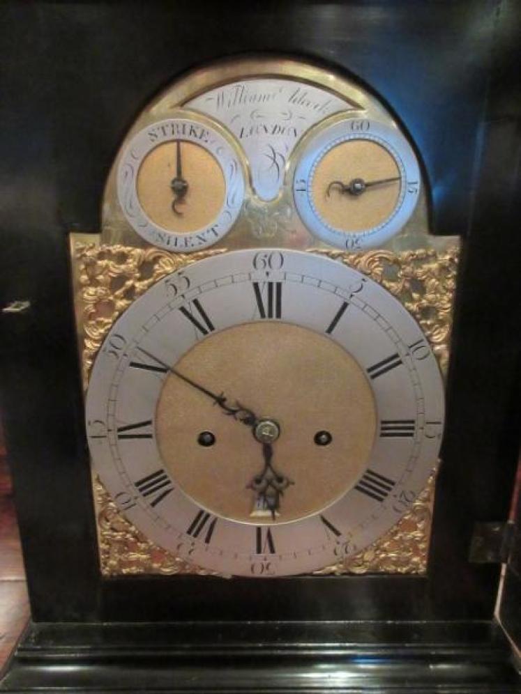 Fine George II Period London Ebonised Bracket Clock - Image 2