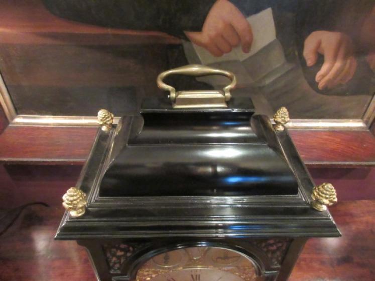 Fine George II Period London Ebonised Bracket Clock - Image 4
