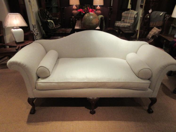 Fine 19th Century Upholstered Georgian Style Sofa - Image 1