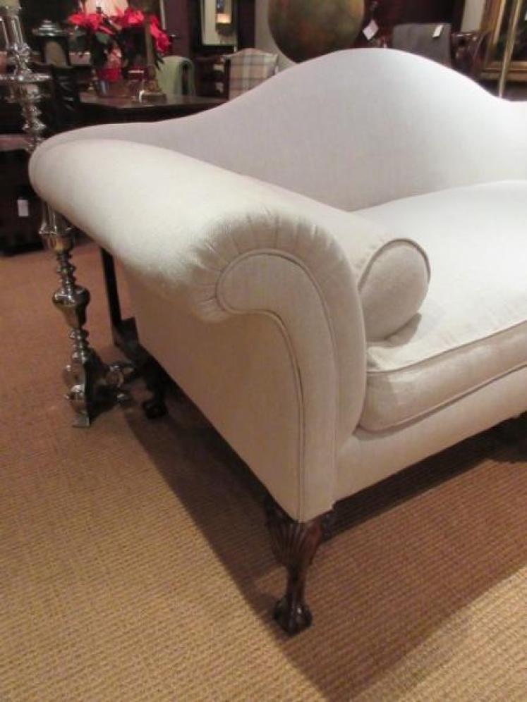 Fine 19th Century Upholstered Georgian Style Sofa - Image 2