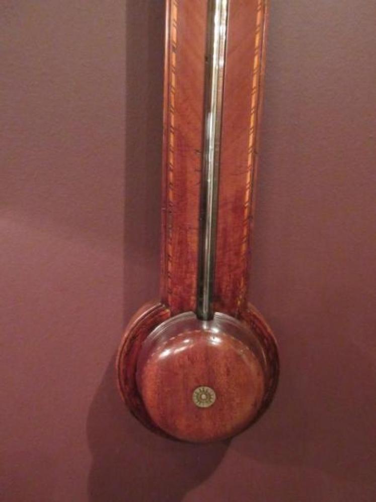 George III Period Inlaid Preston Stick Barometer - Image 5