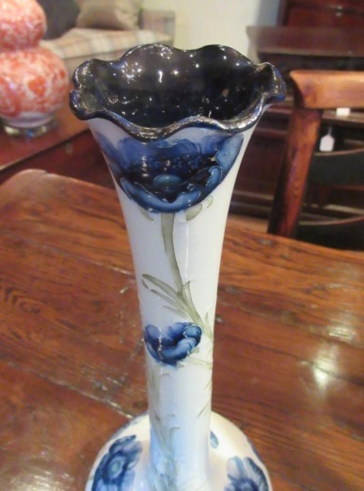 Tall McIntyre Moorcroft Florin Ware Poppies Vase - Image 3