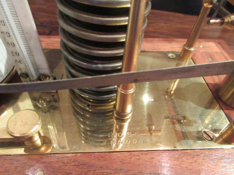 Top Quality Victorian Walnut Cased London Barograph - Image 4