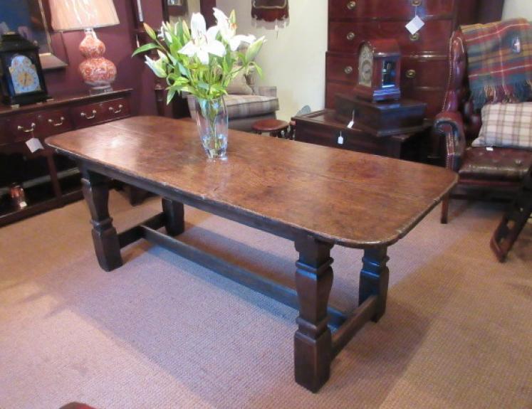 Superb George II Period Oak Refectory Table - Image 1