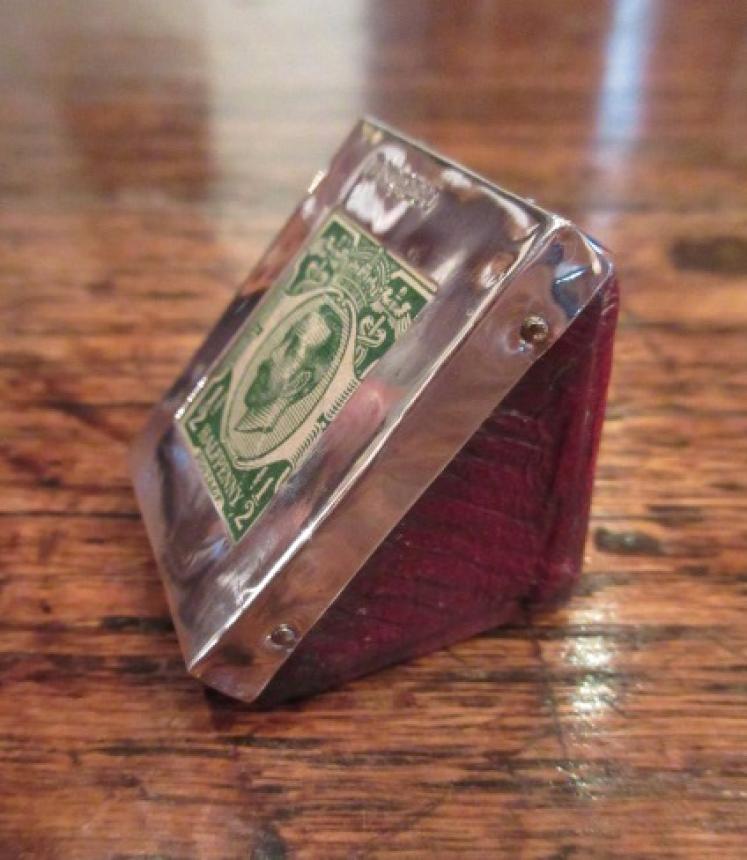 Unusual Edwardian Period Silver Desk Paperweight - Image 4