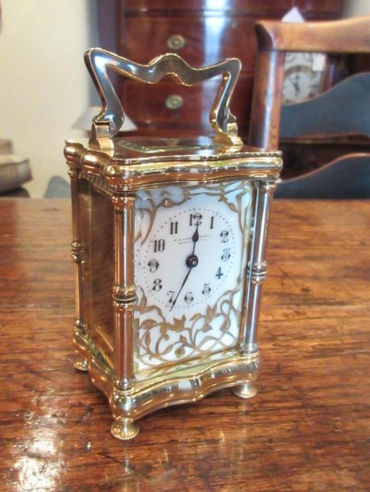 Superb Art Nouveau Period French Carriage Clock - Image 1