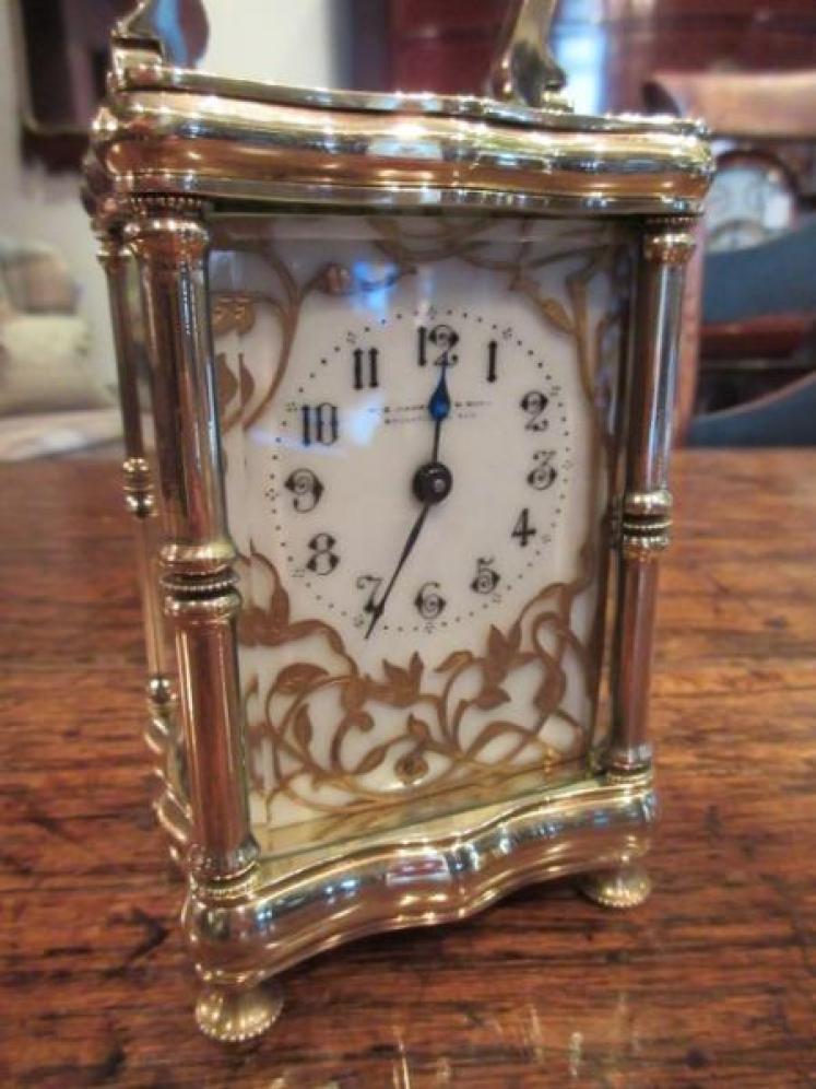 Superb Art Nouveau Period French Carriage Clock - Image 2