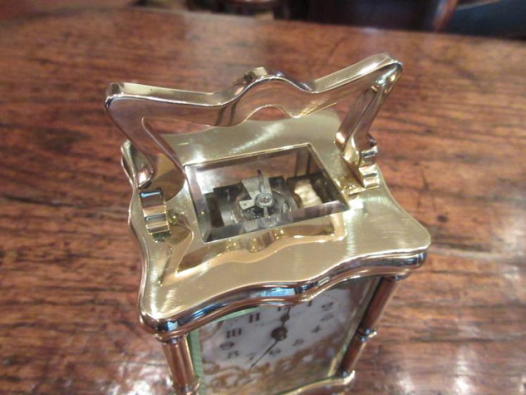 Superb Art Nouveau Period French Carriage Clock - Image 3