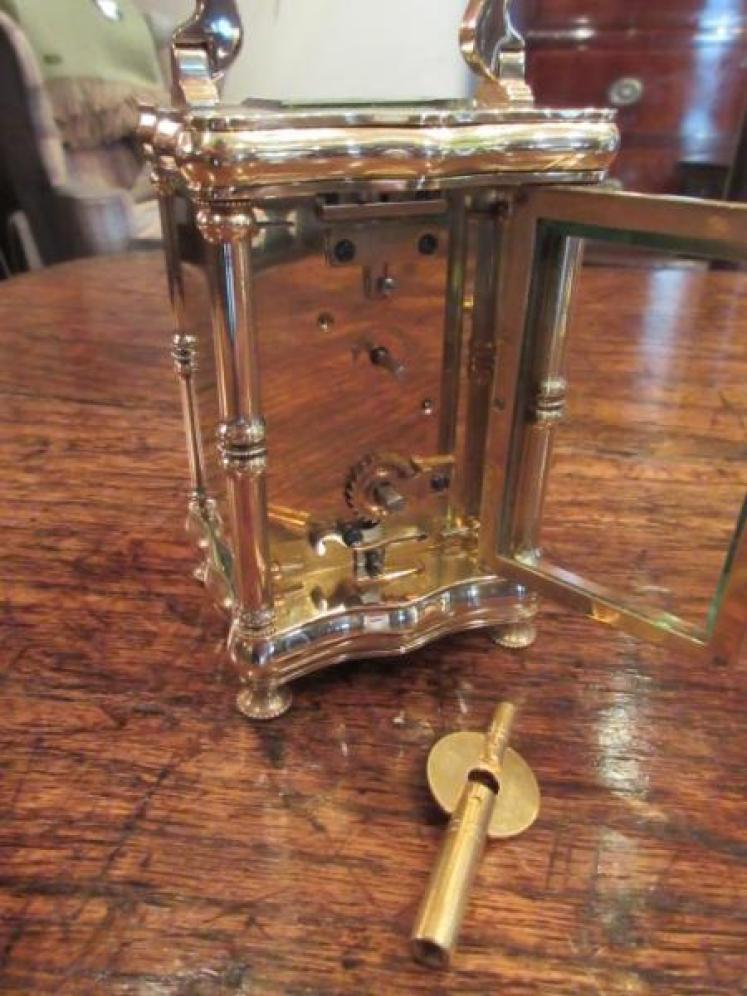 Superb Art Nouveau Period French Carriage Clock - Image 4