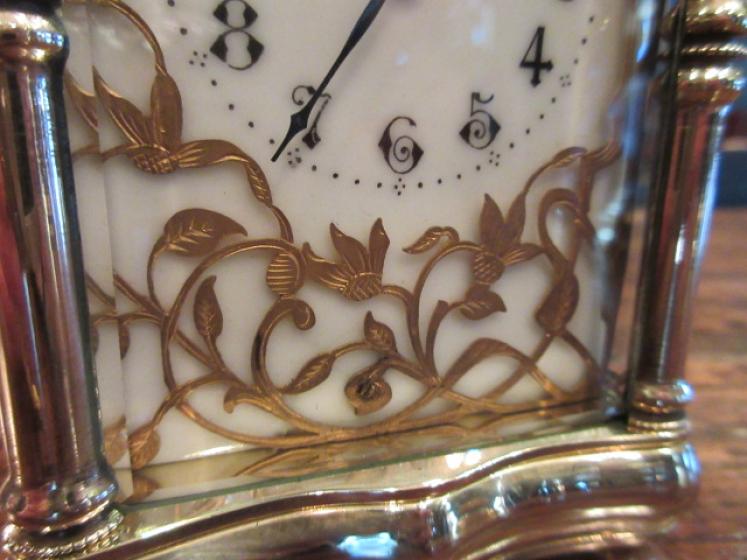 Superb Art Nouveau Period French Carriage Clock - Image 5