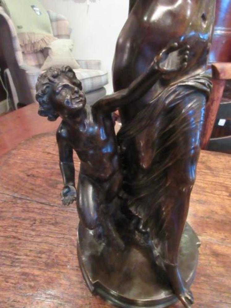 19th Century French Bronze Sculpture of Bacchante - Image 2
