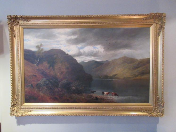 Stunning Large William Mellor Oil on Canvas Painting - Image 1